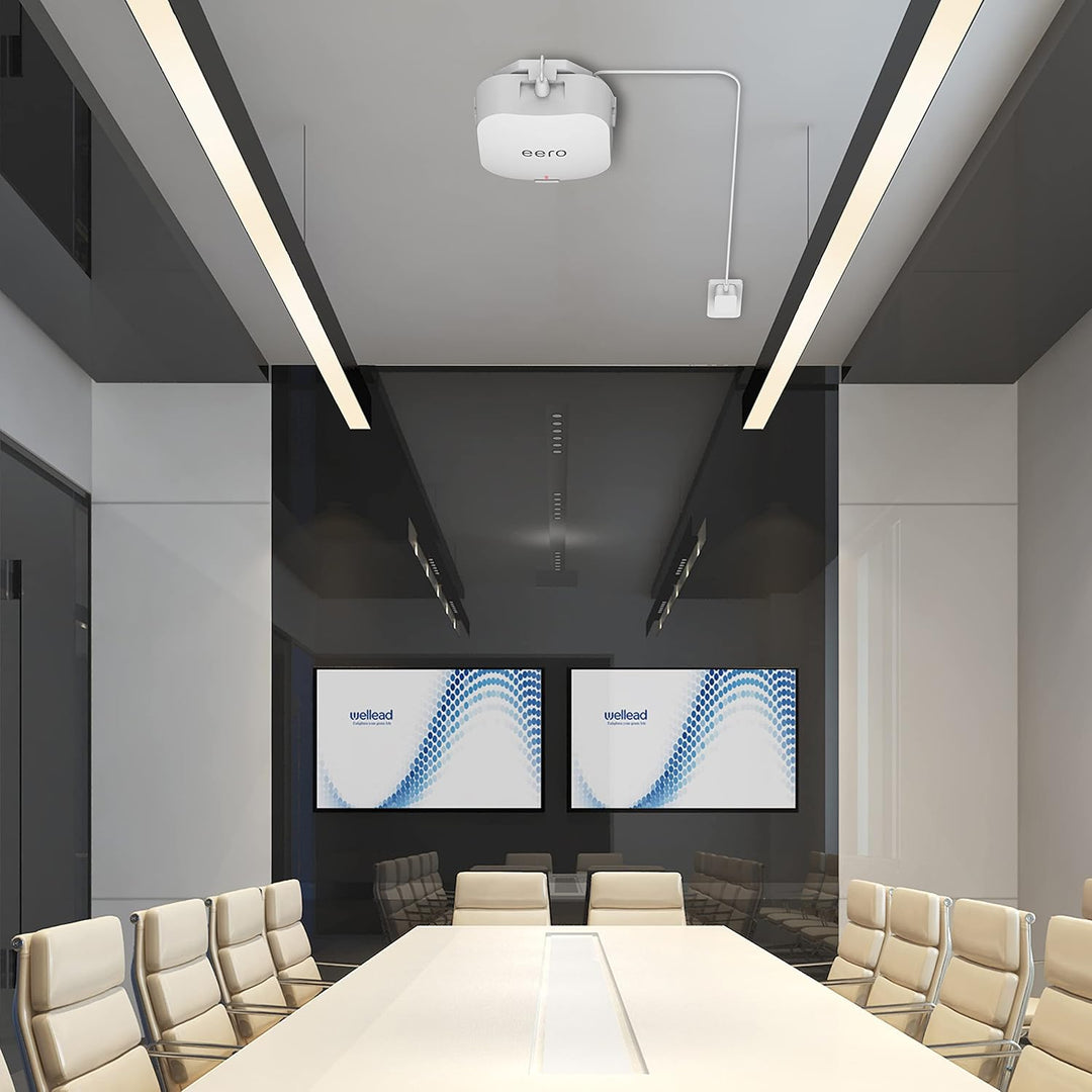Growalleter Wandhalterung für eero Pro 6E Mesh Wi-Fi System, Wandhalterung für eero Pro 6E mit Kabel