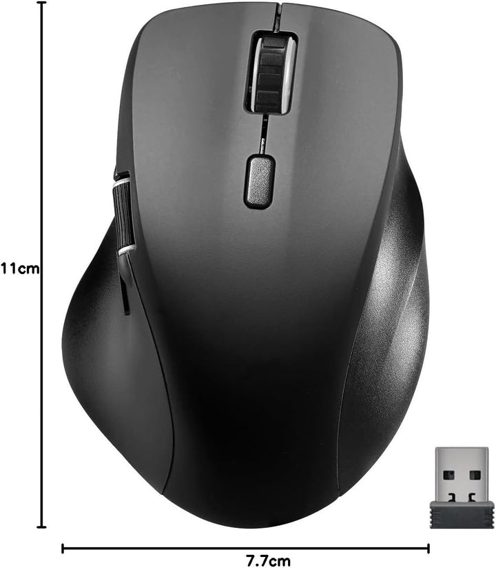 Speedlink Libera Silent Mouse - Bluetooth Maus kabellos, leise, 2 Bluetooth Profile & USB 2.4GHz, Da