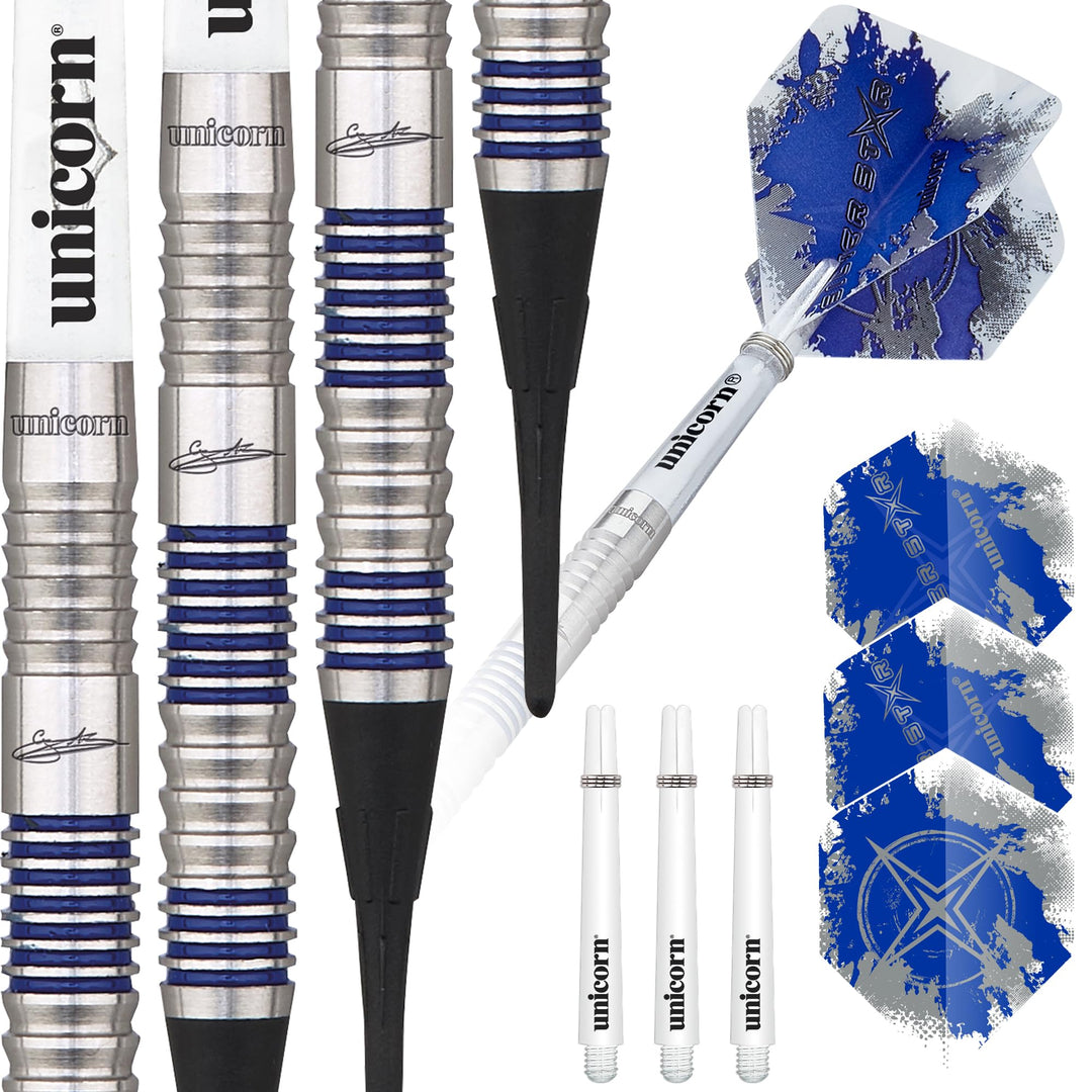 Unicorn Star Soft Dart Gary Anderson 18 g silber, 18 g silber