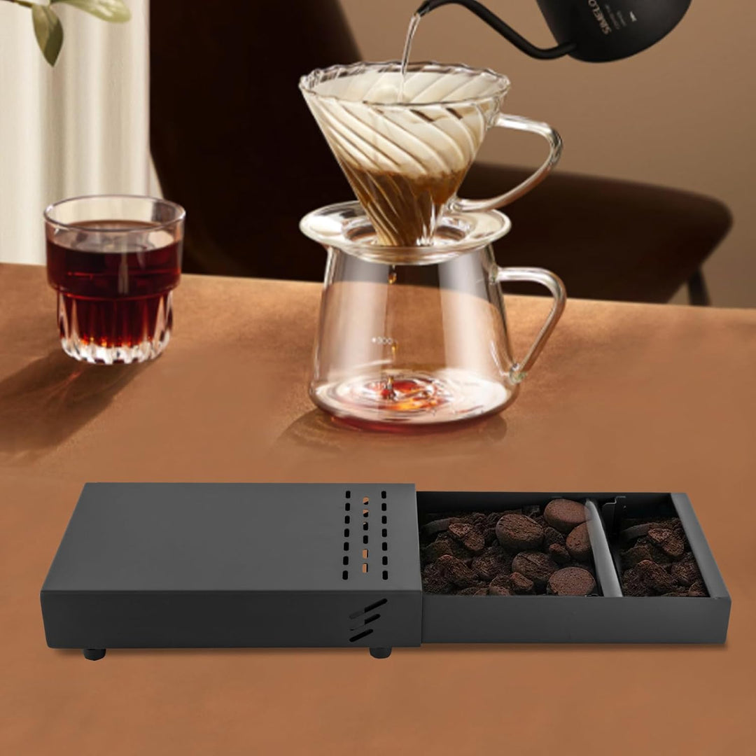 Kaffee-Klopf-Box-Behälter, Espresso-Klopfbox-Schublade, Kaffeesatz-Klopfbehälter mit Abnehmbarer Klo