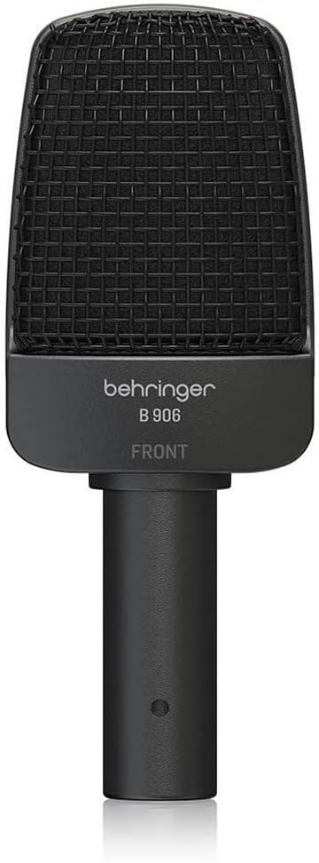 Behringer B 906 Dynamisches Mikrofon & Pronomic XFXM-10 Mikrofonkabel (10m Länge, XLR Female 3-pol -