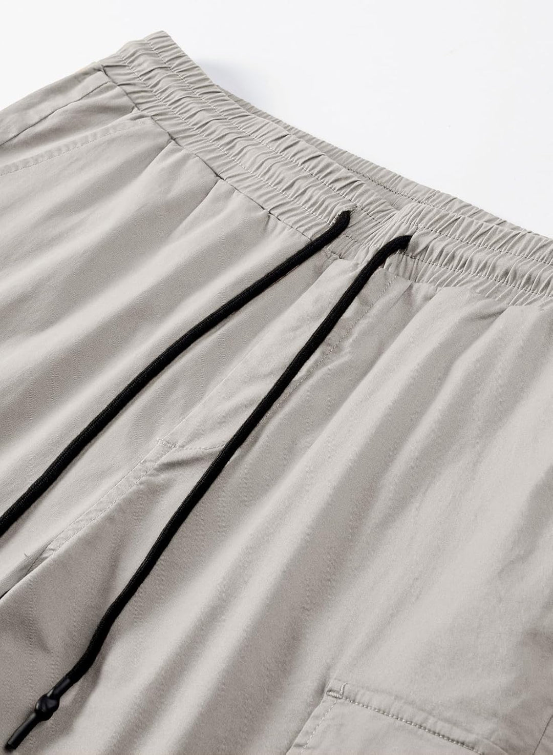 JMIERR Kurze Hosen Herren Baumwolle Cargo Shorts Herren Sommer Freizeithose mit Taschen S G Grau, S