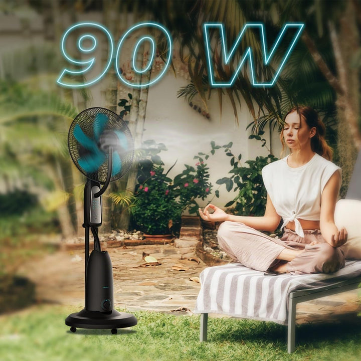 Cecotec Wasservernebler Ventilator mit Fernbedienung EnergySilence 490 Freshessence, 90 W, Durchmess