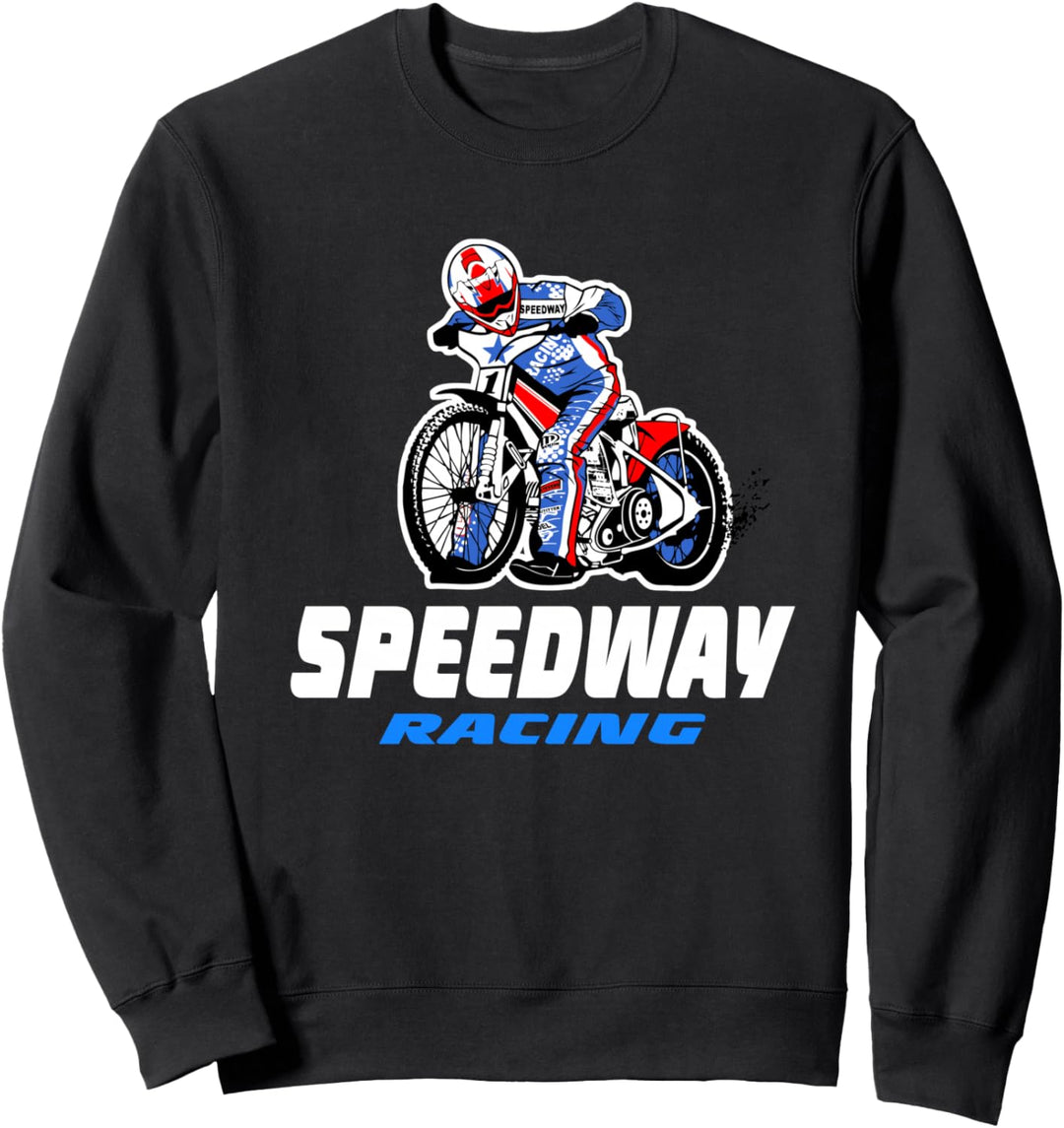Speedway Bahnsport Motorradrennen Sweatshirt