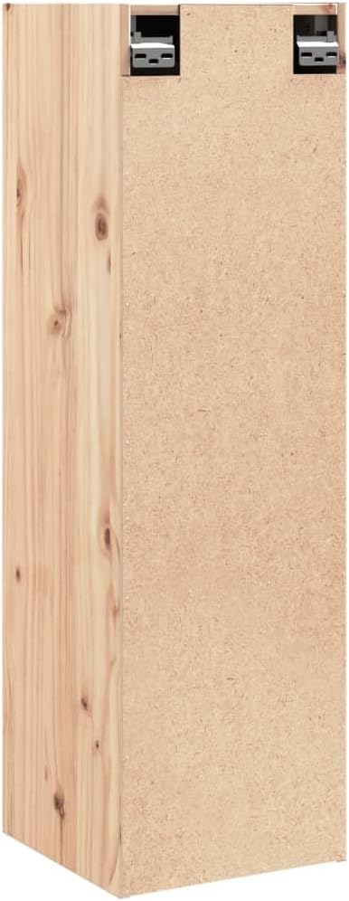vidaXL 2X Massivholz Kiefer Wandschrank Hängeschrank TV Schrank Fernsehschrank Lowboard Fernsehtisch