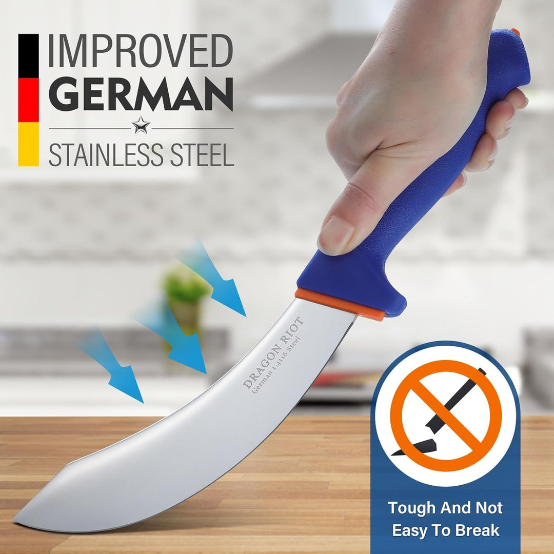 DRAGON RIOT Ausbeinmesser profi Schlachtermesser, 6 Zoll Fleischmesser Flexibel Metzgermesser, Grill