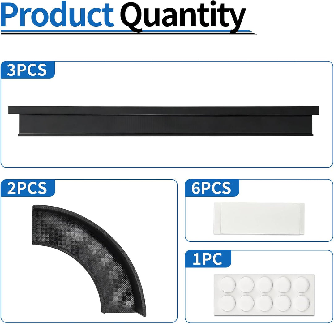 Halterung für Philips Hue TV Lightstrip - Gradient Lightstrip Verbinder für Philips Hue Play, Eckver