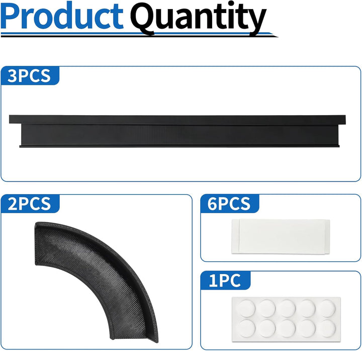 Halterung für Philips Hue TV Lightstrip - Gradient Lightstrip Verbinder für Philips Hue Play, Eckver