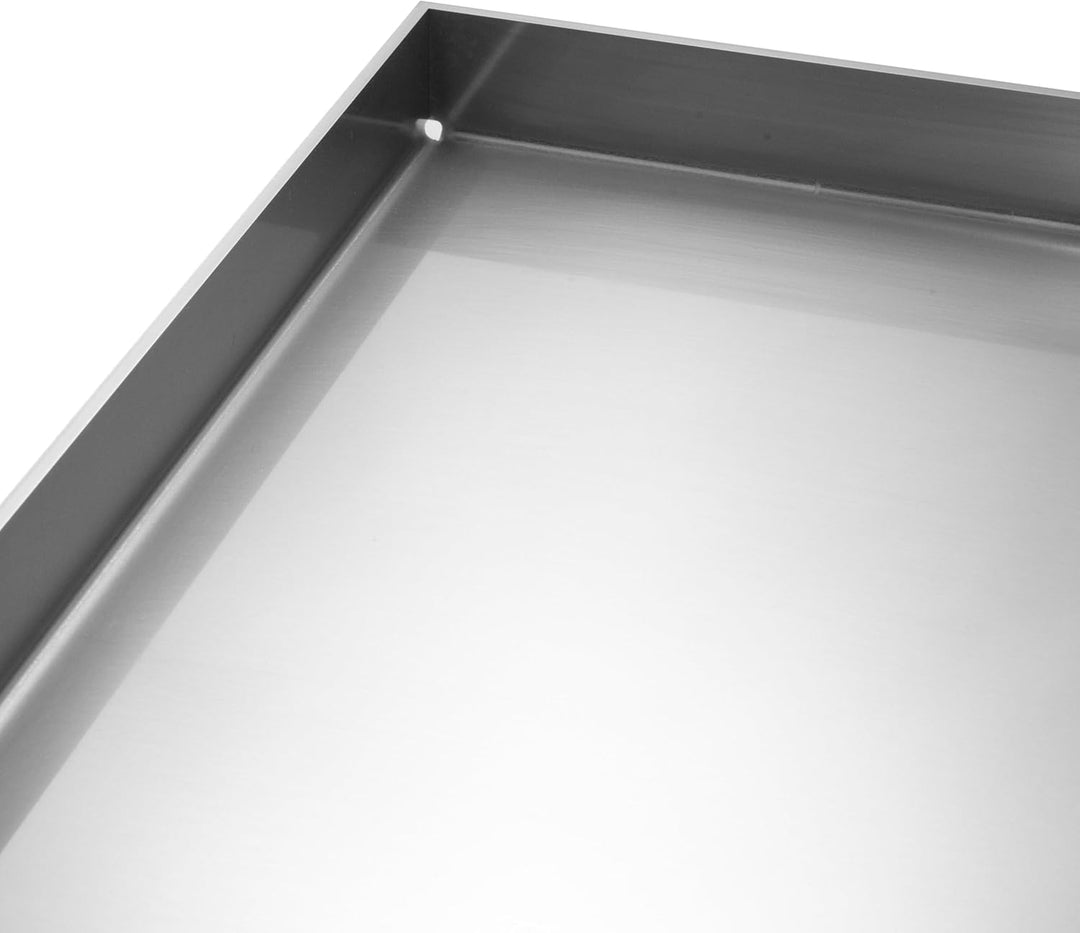 Plancha Edelstahl Grillplatte | passend für Rösle Vario - 44,5x23,5cm | 4mm Massiv, Rösle Vario - 44