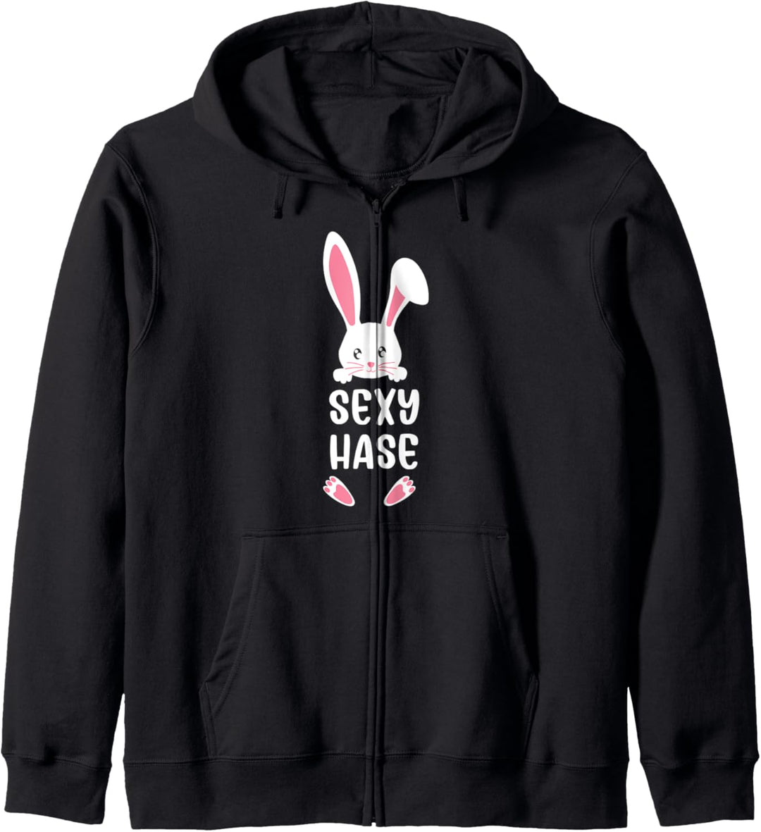Sexy Hase Ostern Osterhase Partnerlook Outfit Oster Kapuzenjacke