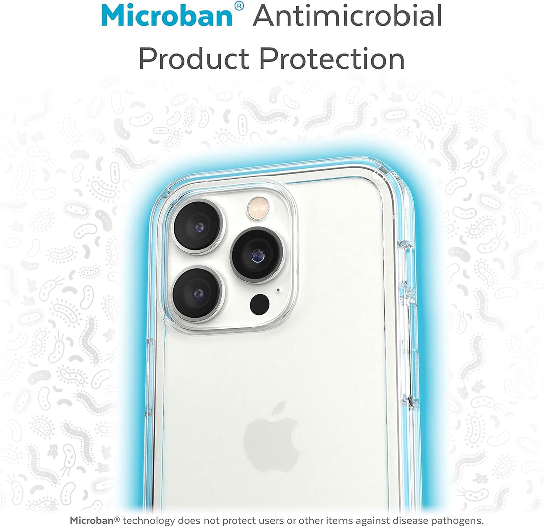 Speck Products Gemshell Hülle passend für iPhone 14 Pro, 6,1 Zoll Modell, transparent/transparent Tr