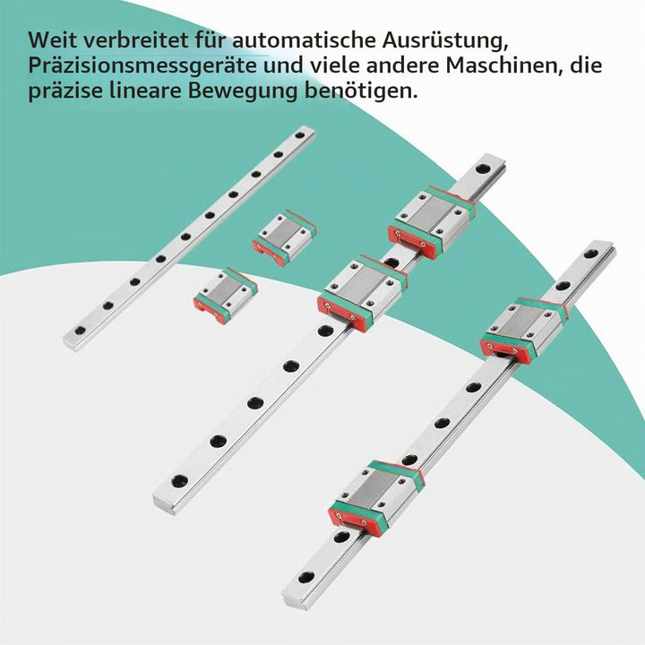 Lineare Führungsschiene, 250 mm Lineare Führungsschiene aus Lagerstahl MGN12 Miniatur-Führungsschien