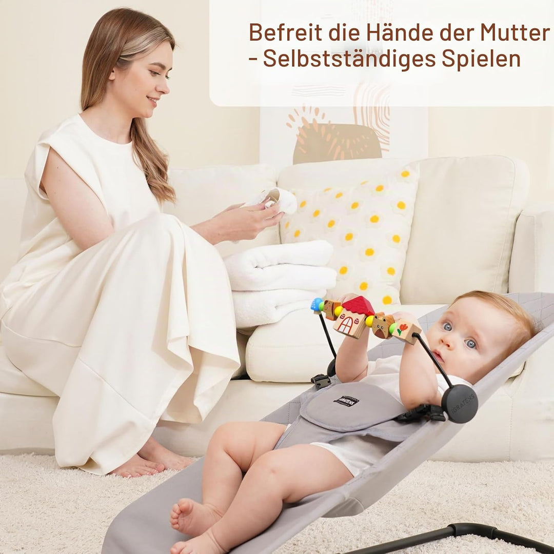Babywippen-Spielzeugstange, Spielzeug für Babywippen Soft &amp; Bliss, einfach anzubringen und zu entfer
