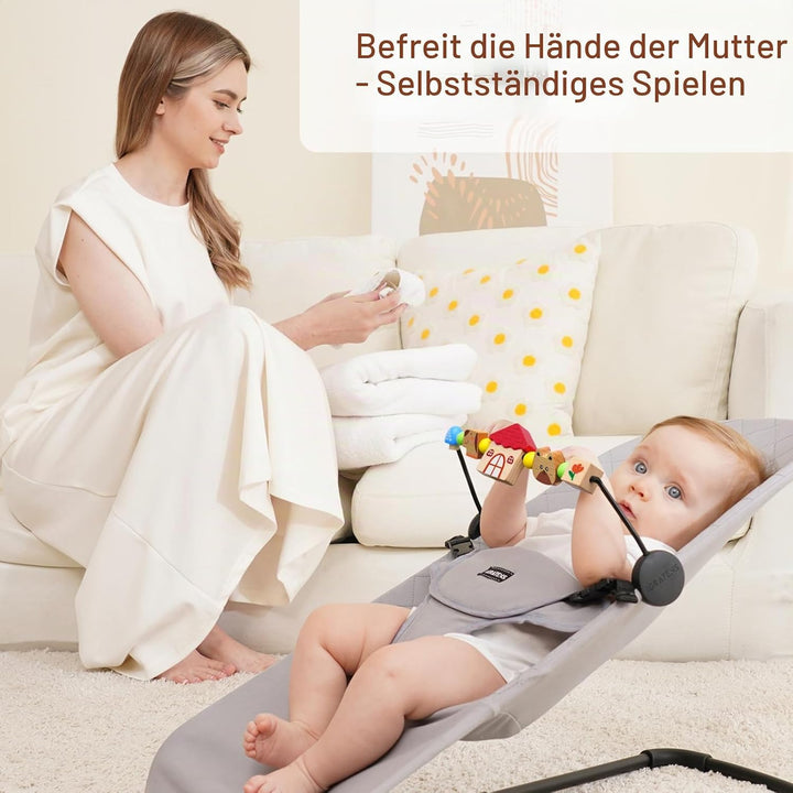 Babywippen-Spielzeugstange, Spielzeug für Babywippen Soft &amp; Bliss, einfach anzubringen und zu entfer