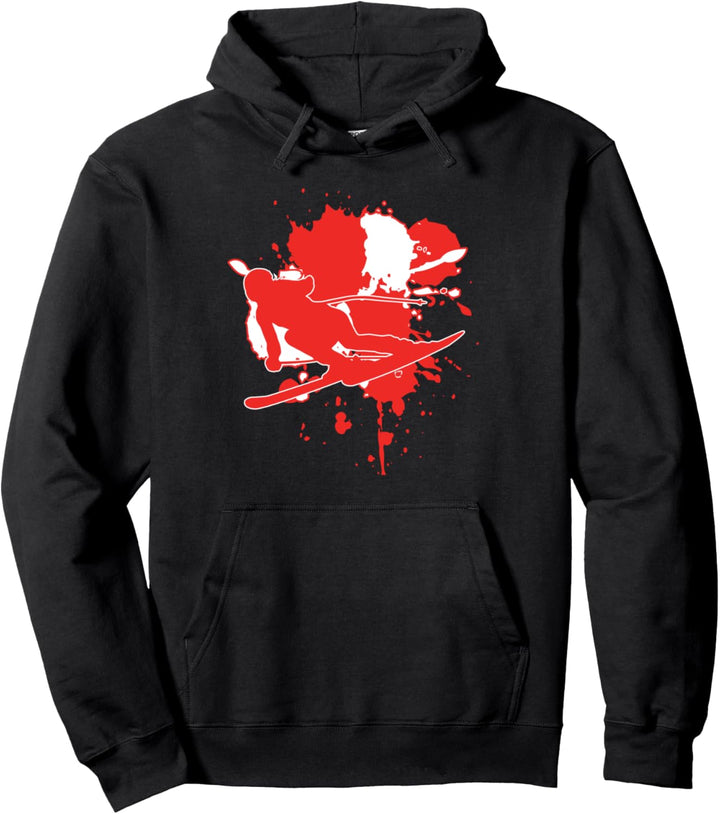 Austria Flag Skifahrer - Austria Alpine Ski Pullover Hoodie