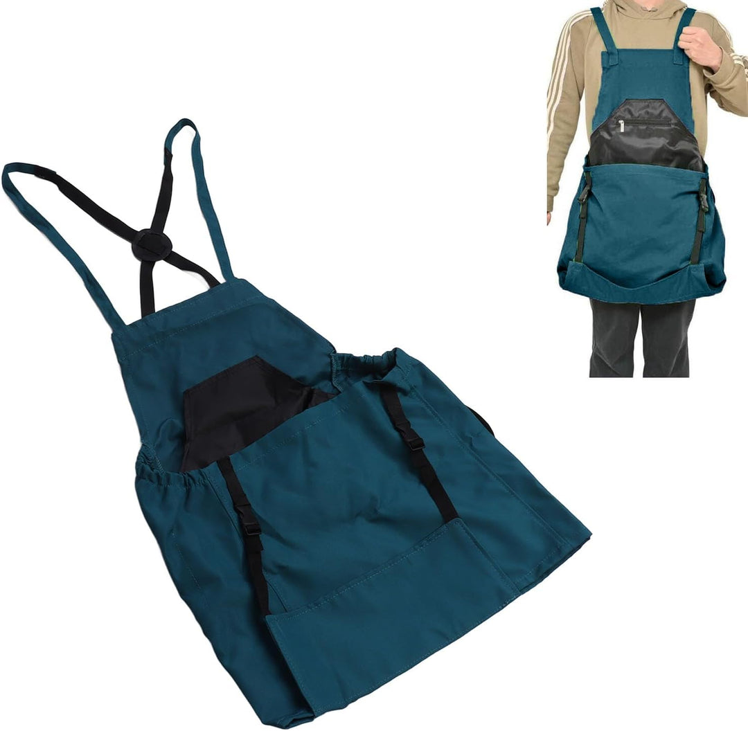 Topiky Obstpflücktasche, Pardening Schürze mit Taschen und Erntetasche, Gemüseernte, Äpfel, Beeren,