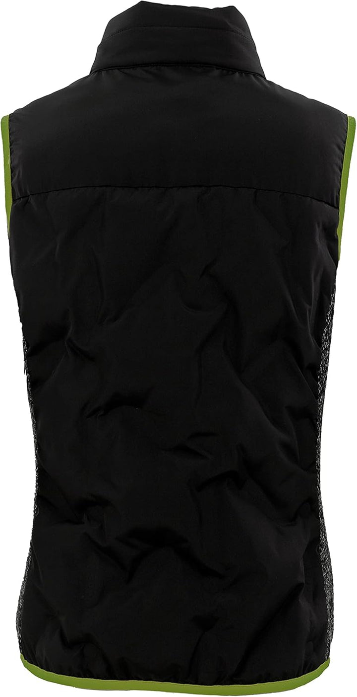 s'questo Damen Weste Soquesto Mix & Match Weste mit Seitentaschen kurze Ärmel squesto 44 Schwarz, 44