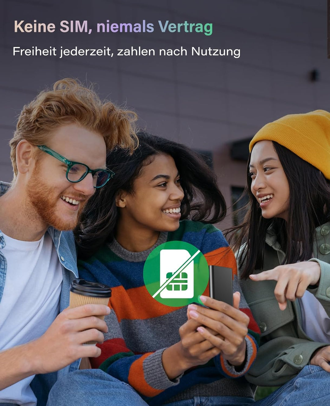 GlocalMe Numen Air 5G Mobiler WiFi Router, Globale Frequenzbänder, Keine SIM-Karte nötig, Unterstütz