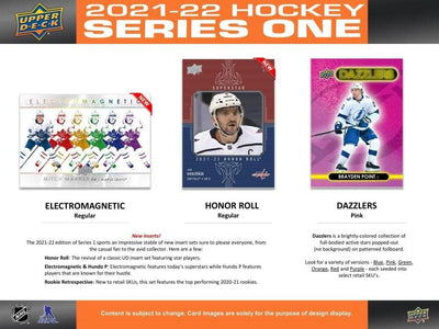 Upper Deck 2021/22 Series 1 Hockey Retail 24-Pack Box NHL