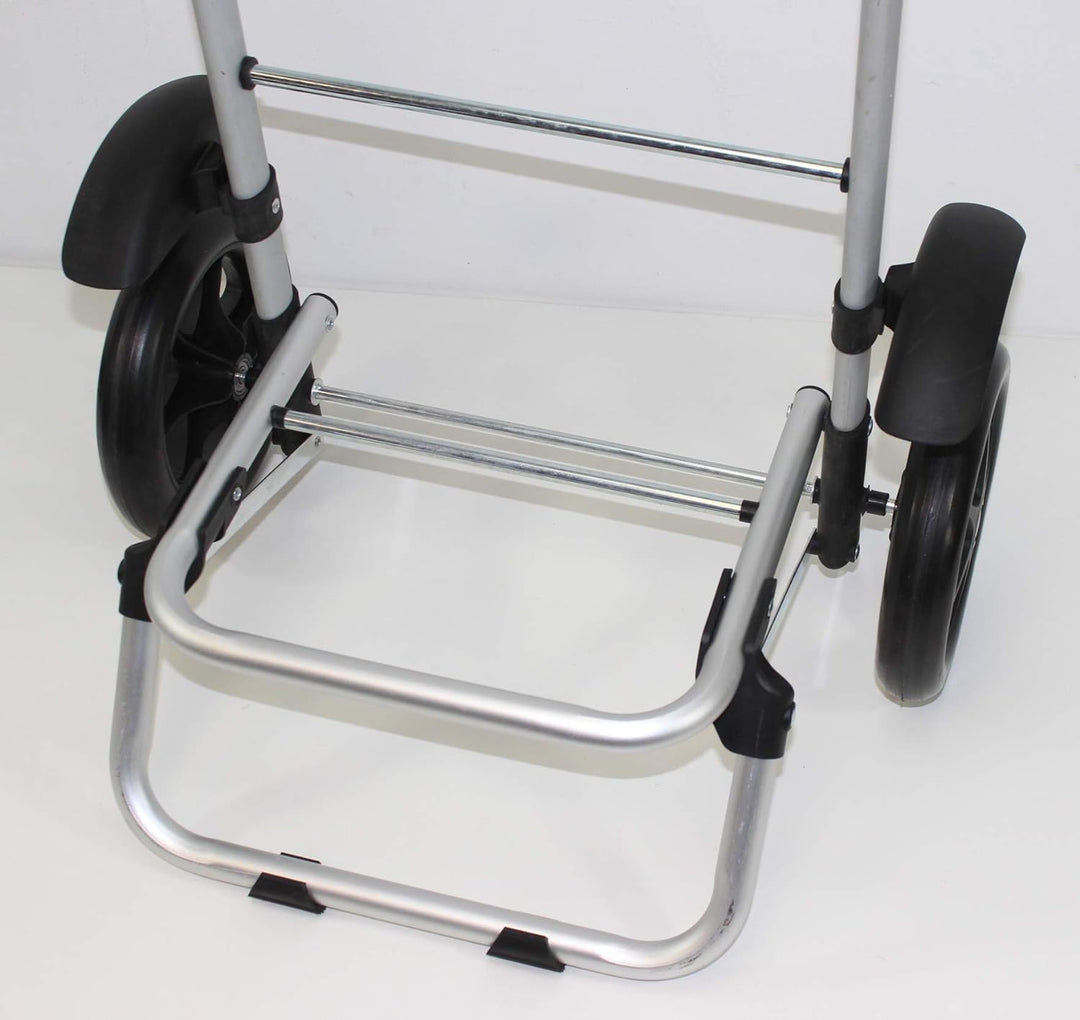 Einkaufstrolley Black-Line klappbar mit Kühlfach | Treppensteiger Shopping-Trolley Roller, grosse Ka