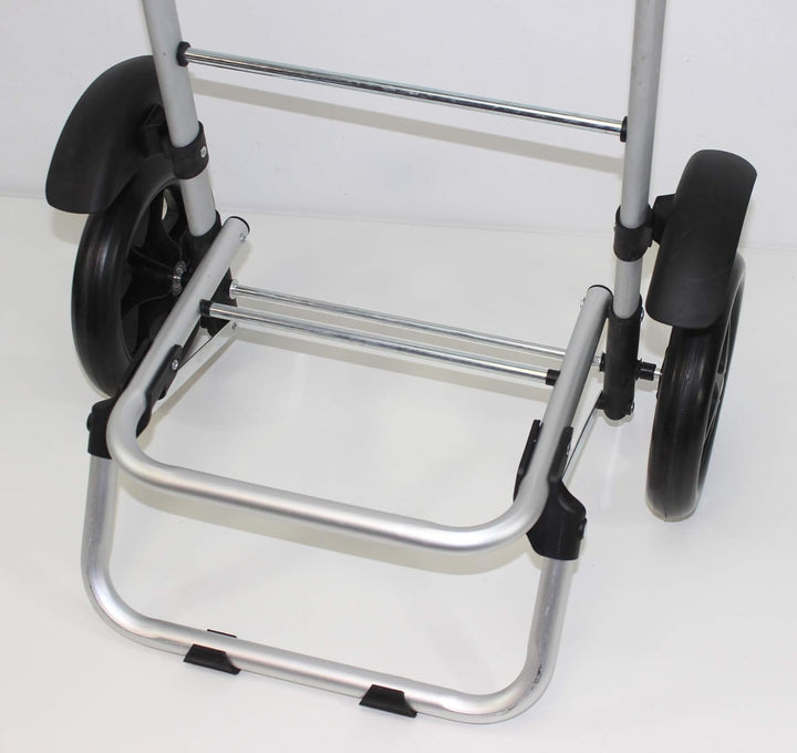 Einkaufstrolley Black-Line klappbar mit Kühlfach | Treppensteiger Shopping-Trolley Roller, grosse Ka
