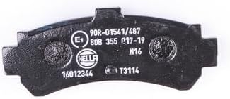 HELLA PAGID 8DB 355 017-191 Bremsbelagsatz - T3114 - Dicke/Stärke: 15mm - Bremssystem: Akebono - mit