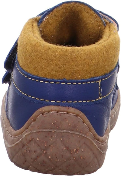 Superfit Baby-Jungen Saturnus Lauflernschuhe 22 EU Weit Blau Gelb 8000, 22 EU Weit Blau Gelb 8000