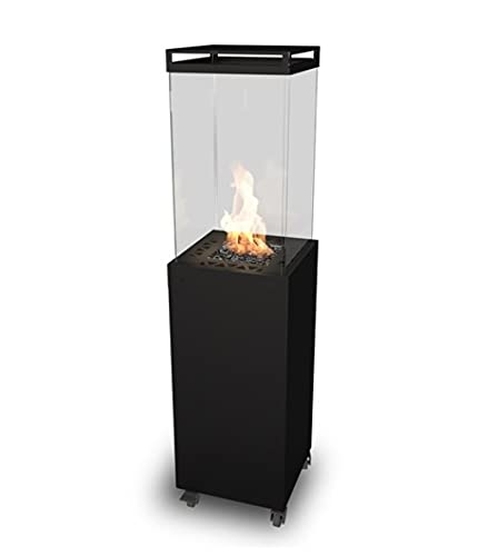 TermaTech Skagen Outdoor Gasfeuerstelle schwarz Gaskamin Gartenkamin