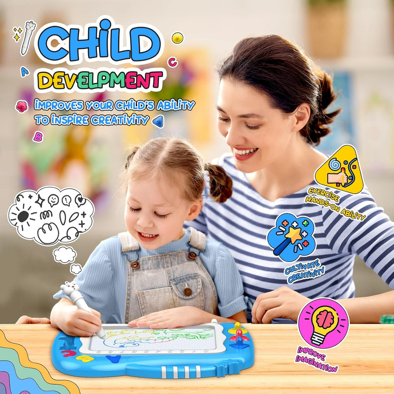 Zaubertafel,Spielzeug ab 2 3 Jahre Junge Magnetische Maltafel Geschenk Junge 1-3 Jahre Magnettafel K