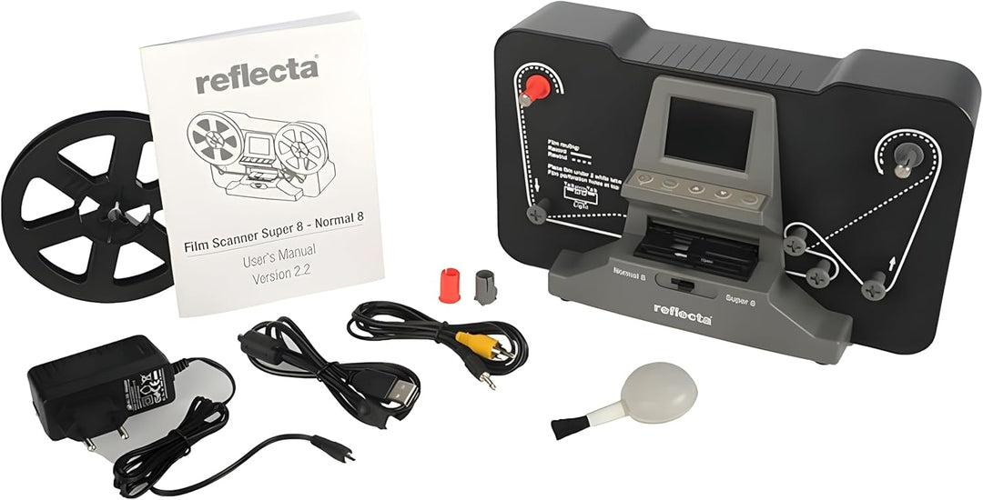 Reflecta Film Scanner Super 8 – Normal 8 | Film Digitalisieren in HD | Kein Computer Erforderlich |