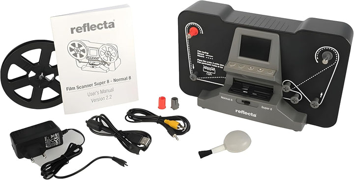 Reflecta Film Scanner Super 8 – Normal 8 | Film Digitalisieren in HD | Kein Computer Erforderlich |