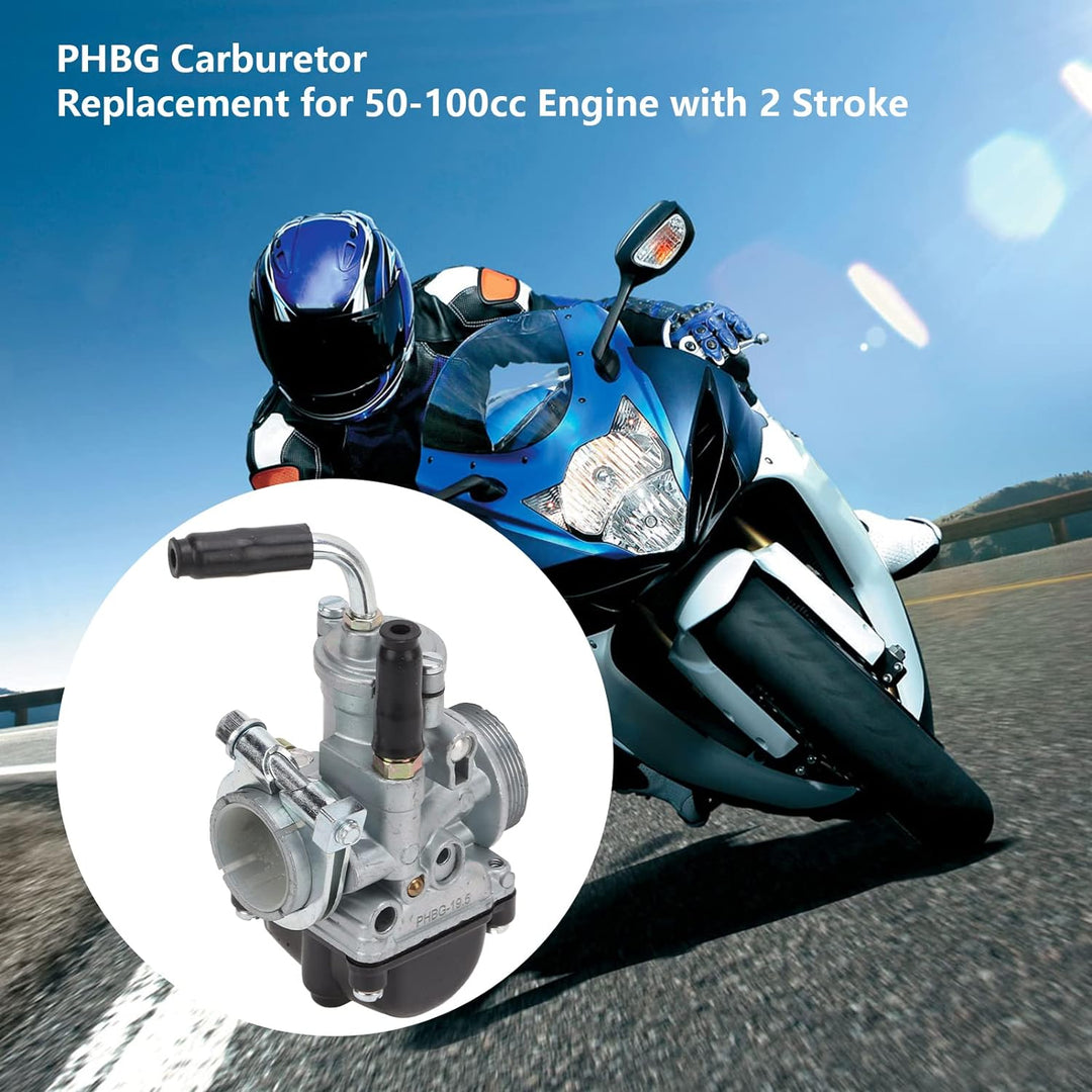 Motorrad PHBG Vergaser für 50 100 Cc Motor 2 Takt für 24 26 Mm 0,95 1,02 Zoll Kurzrohr Motorrad Raci