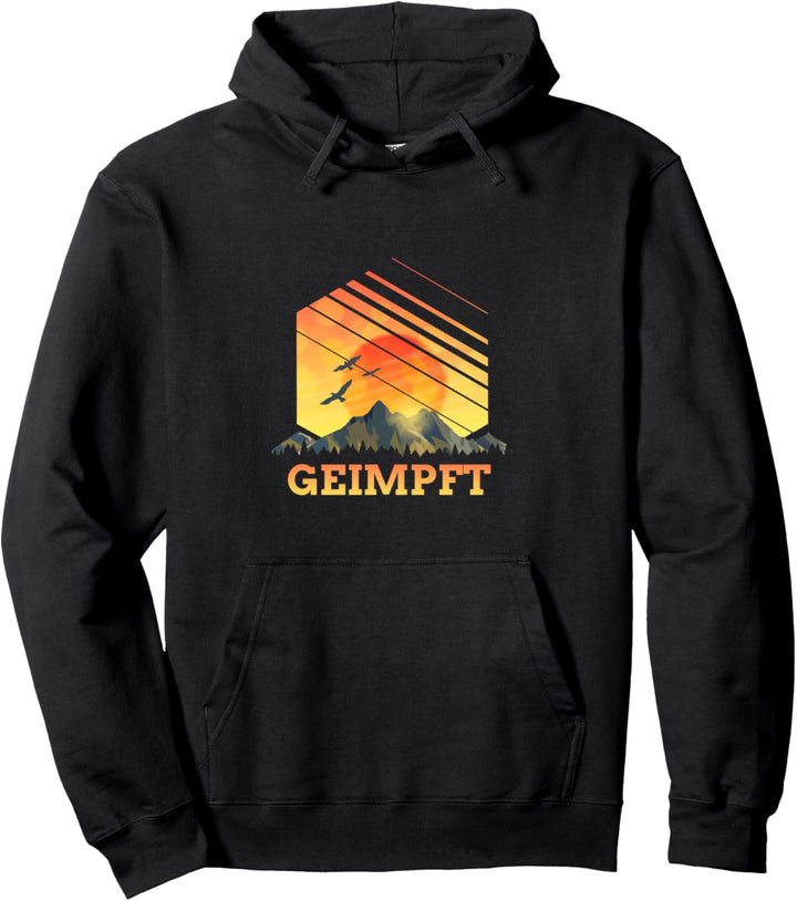 Geimpft - Impfung 2021 - Gesundheit - Urlaub Pullover Hoodie