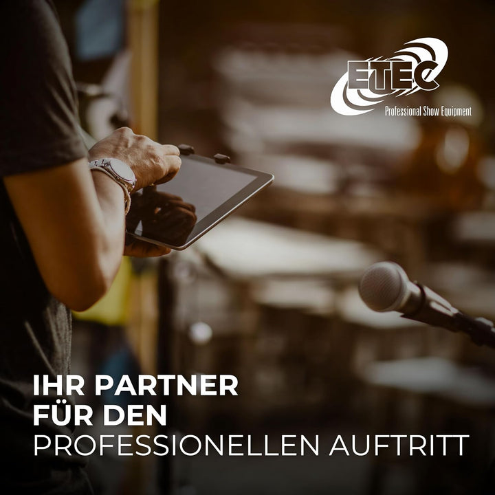 ETEC FOG 2000 LED RGB 3in1 DMX Vertikal-Nebelmaschine 1600 Watt CO2 Effekt 24x3 Watt Effektmaschine