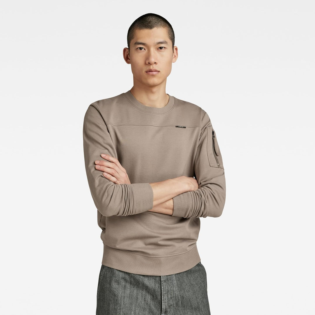 G-Star Herren Sleeve Pocket Tweeter T-Shirts XXL Braun (Turf D23514-d136-273), XXL Braun (Turf D2351