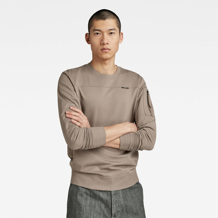 G-Star Herren Sleeve Pocket Tweeter T-Shirts XXL Braun (Turf D23514-d136-273), XXL Braun (Turf D2351
