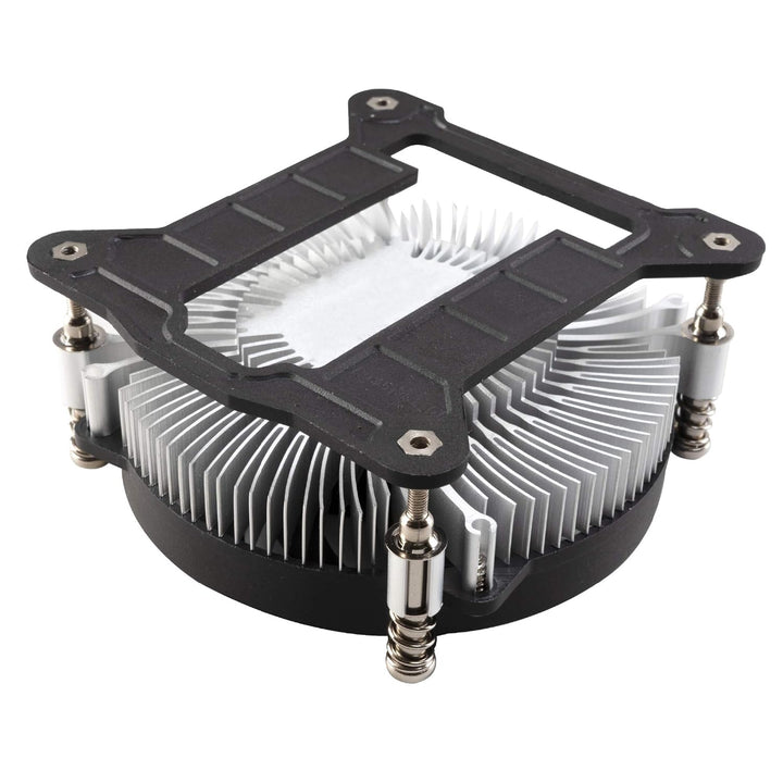Akasa AK-CC6308EP01 Low Profile CPU-Kuehler - 92mm Carte SIM Plaque arrière 9,6 cm Aluminium, Noir K