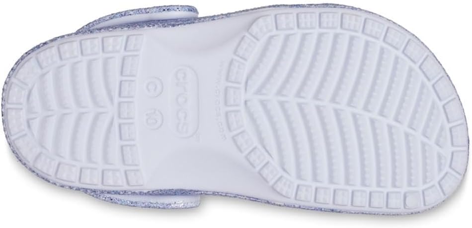 Crocs Unisex Kinder Classic Glitter Clog K 4 Toddler Mattierter Glitzer, 4 Toddler Mattierter Glitze