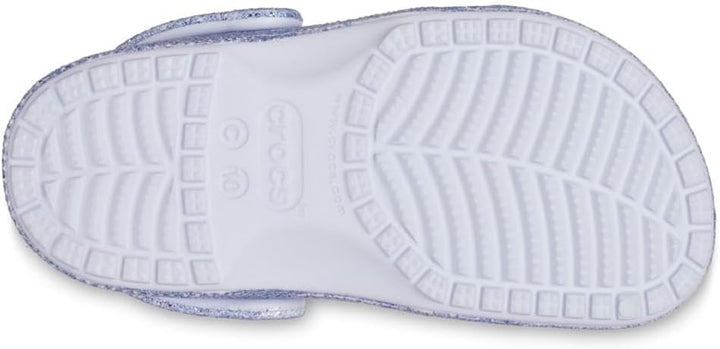 Crocs Unisex Kinder Classic Glitter Clog K 4 Toddler Mattierter Glitzer, 4 Toddler Mattierter Glitze