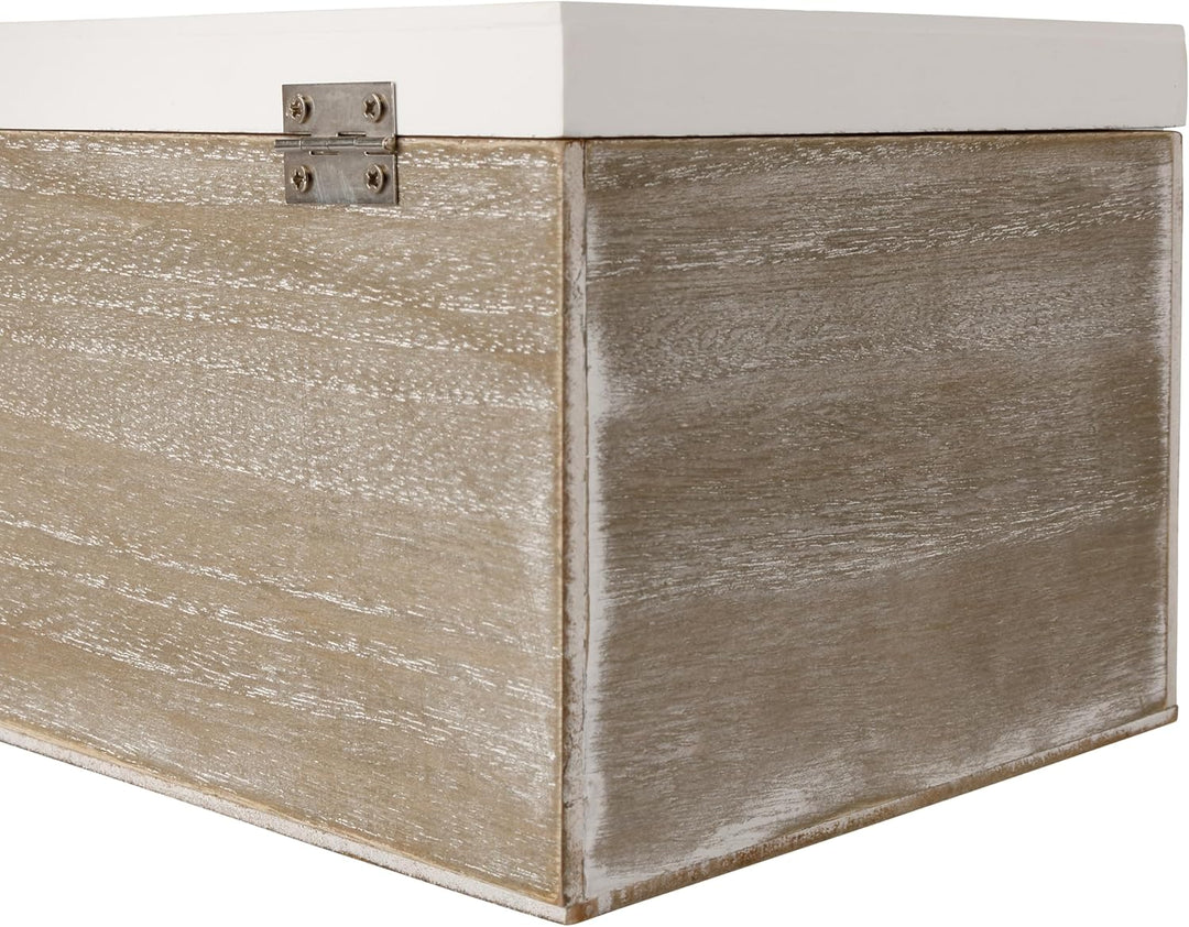 Mr. & Mrs. Panda 22 x 15 cm Holzkiste Bären mit Hut - Geschenk, Vatertag, Familie, Truhe, Vorbild, E