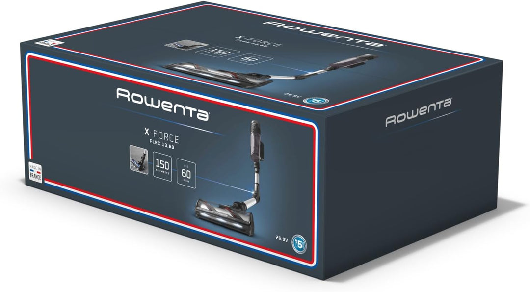 Rowenta X-Force Flex 13.60, kabelloser Akku-Staubsauger, Allergiker-Modell, tiefe Reinigungskraft, F