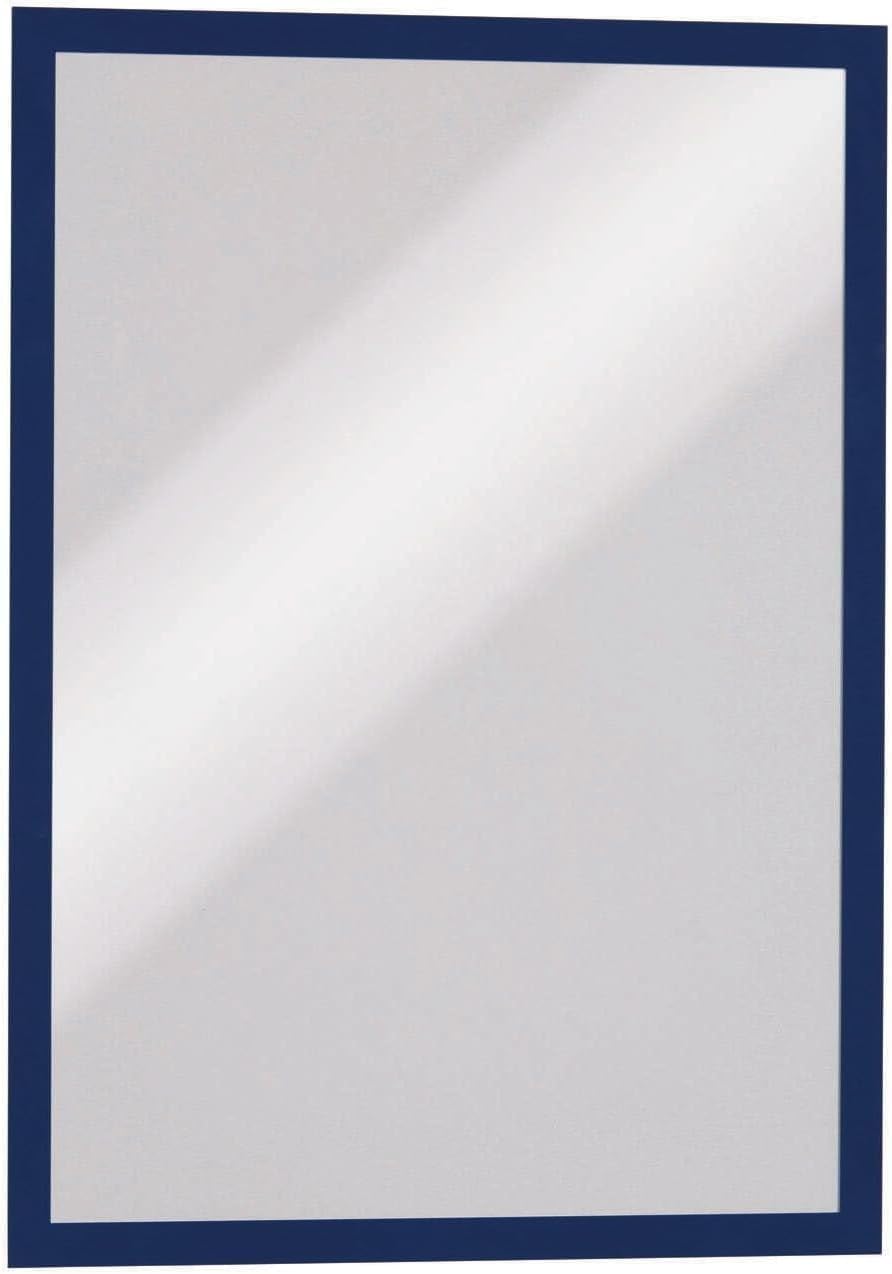 Durable Info-Rahmen Duraframe (A3, selbstklebend mit Magnetverschluss) 2 Stück, dunkelblau, 487307 D