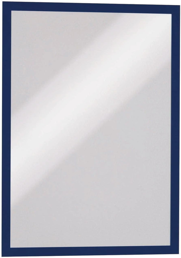 Durable Info-Rahmen Duraframe (A3, selbstklebend mit Magnetverschluss) 2 Stück, dunkelblau, 487307 D