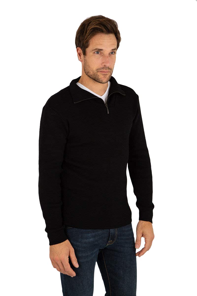 Armor Lux Herren Pullover S Schwarz (Noir 010), S Schwarz (Noir 010)