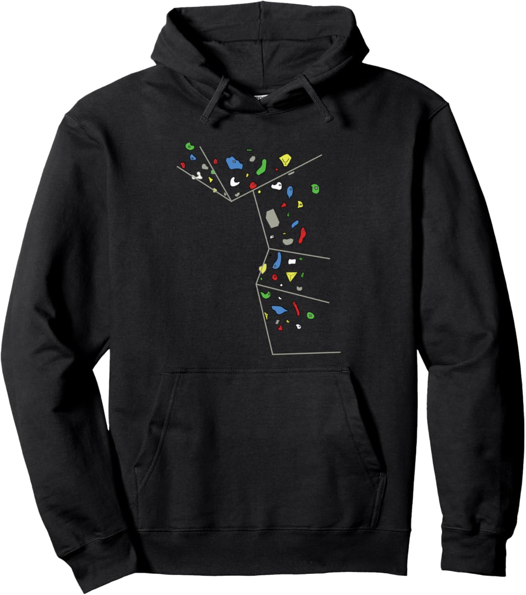 Bouldering und Kletterwand Pullover Hoodie