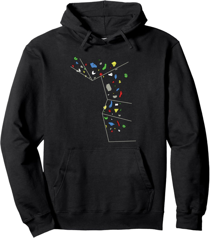 Bouldering und Kletterwand Pullover Hoodie