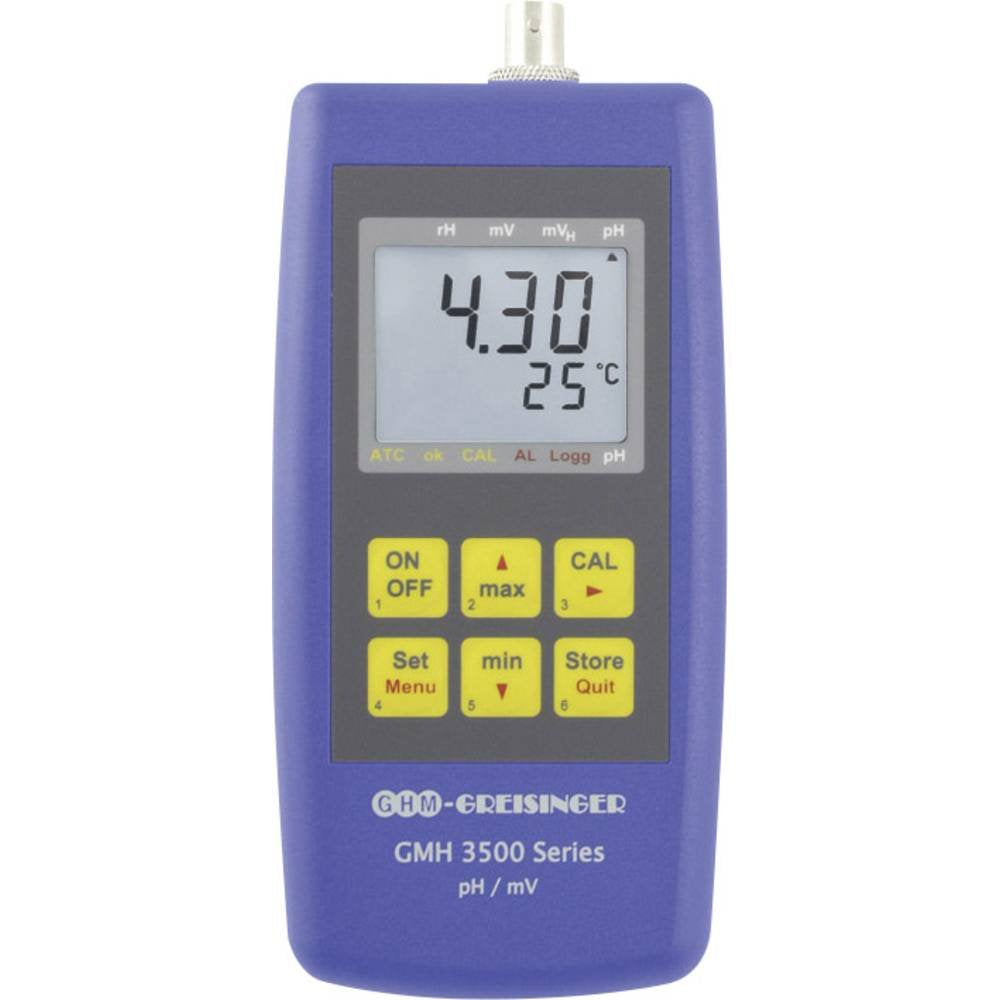 GREISINGER GMH 3531 Messgerät PH/Redox/Temp GMH 3531 kalibriert nach Standard-Fabrik