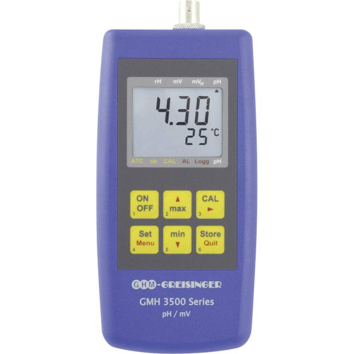 GREISINGER GMH 3531 Messgerät PH/Redox/Temp GMH 3531 kalibriert nach Standard-Fabrik
