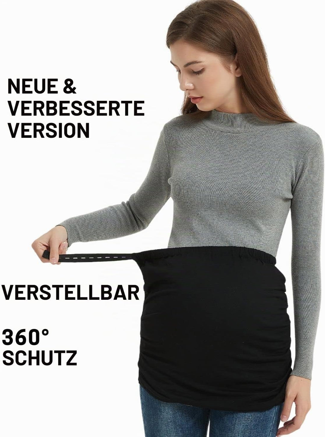 Radia Smart EMF Schwangerschafts-Bauchband 5G Blocker Abschirmung Schwangerschaft Schwarz