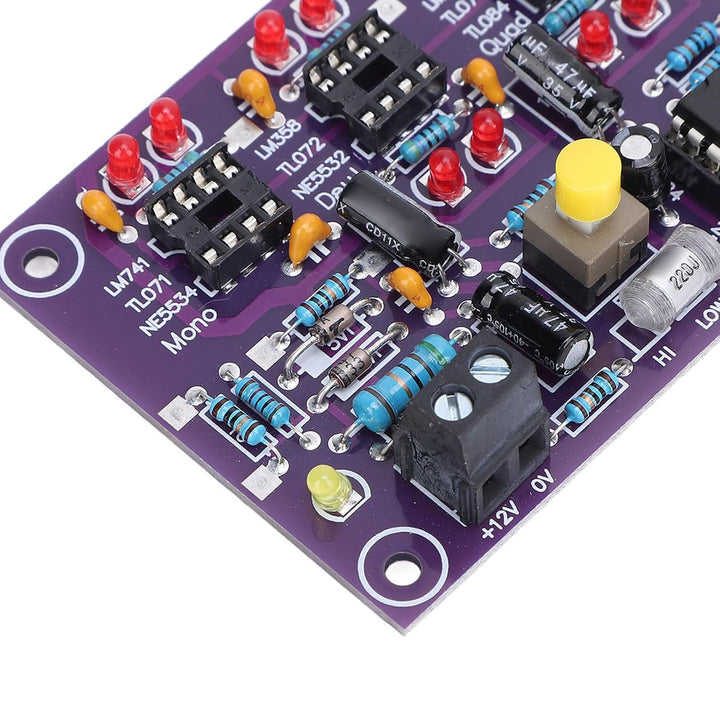 OP AMP Testmodul Operationsverstärker Testbrett Verstärkung Schaltung Test für Einzel Doppel Quad DC